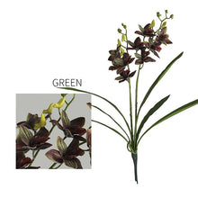 Two headed Orchid Flower Single Stick