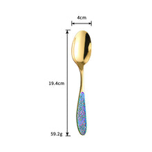 Flower Embossed Retro Cutlery