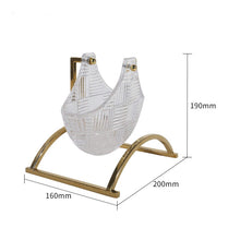 Glass Bag Fruit Bowl