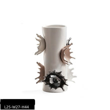 Water Splash White Vase