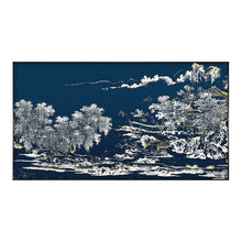 White Landscape Chinese Style Painting