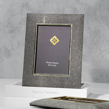 Leather Golden Photo Frame