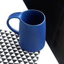 Solid Blue Ceramic Mug (Set of 2)