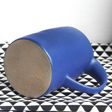 Solid Blue Ceramic Mug (Set of 2)