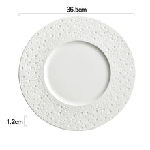 Pure White Spotted Tableware