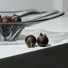Lotus Leaf Glass Bowl Tray