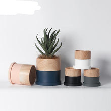 Wooden finish bonsai planter | - Decorfur