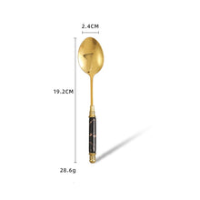 Golden Marble Streak Tableware
