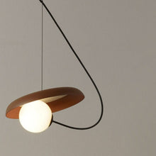 Iron Plate Moon Pendant Light