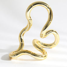 Titanium Gold Irregular Ring Decor