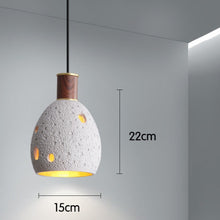 Concrete Hole Pendant Light