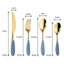 Flower Embossed Retro Cutlery