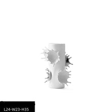 Water Splash White Vase