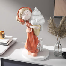 Girl with Ice Cream Decor