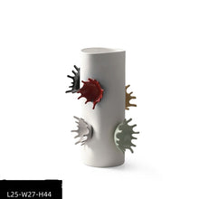 Water Splash White Vase
