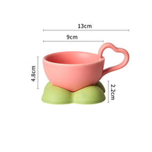 Heart Handle Coffee Mug (Set of 2)