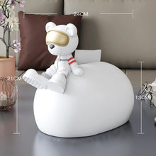 Astronaut on Moon Tissue Box