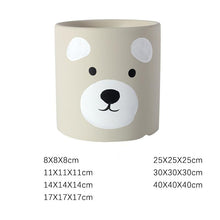 Cute abstract bear planter