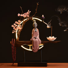 Lighting Backflow Peach Blossom Zen Decoration