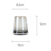 Penh Golden Rim Glass Vase