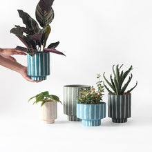 Nordic style INS high vase ceramic flowerpot indoor green planter green radish cactus potted plants with holes. | - Decorfur