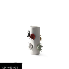 Water Splash White Vase
