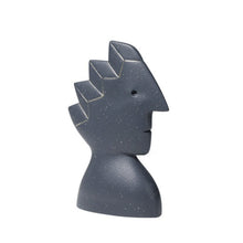 Grey Retro Abstract Human Decor