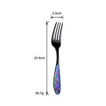 Flower Embossed Retro Cutlery