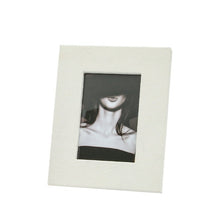 Pleated Leather Photo Frame