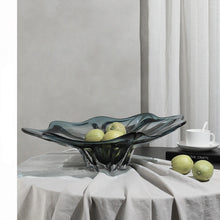 Lotus Leaf Glass Bowl Tray