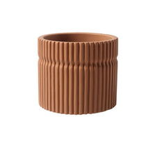 Ribbed Minimal Colourful Planter