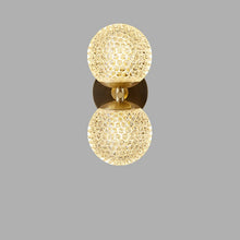 Honeycomb Double Glass Wall Light