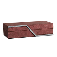 Maroon Luxury Leather Jewelry Box