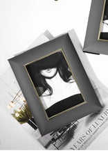 Minimal Black and Golden Photo Frame