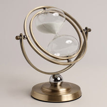Golden Metal Rotating Hourglass