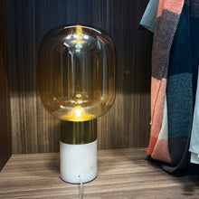 Postmodern minimalist creative designer bedroom bedside study living room dining room lamp marble glass table lamp. | - Decorfur