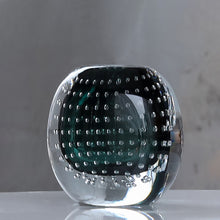 Honeycomb Transparent Thick Bottom Glass Vase | - Decorfur