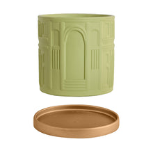 European style arched succulent planter