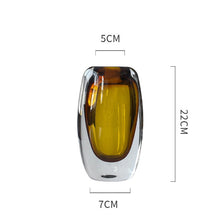 Double Tinted Glass Vases