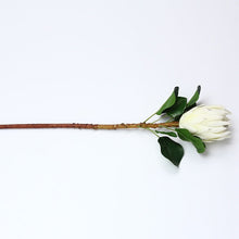 White Lancelot Emperor Artificial Flower Single Stick