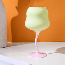 Wavy Leg Pastel Cocktail Glass (SET OF 2)
