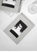Modern luxury tan leather picture frame