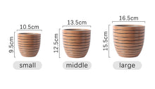 Horizontal Ripple Vases | planters - Decorfur