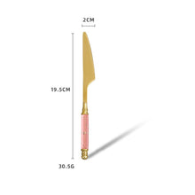Golden Marble Streak Tableware