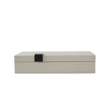 Woven Leather Metal Jewelry Box | JEWELLERY BOXES - Decorfur