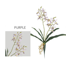 Orchid Two Fork with Leaf