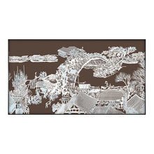 White Landscape Chinese Style Painting