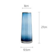 Penh Golden Rim Glass Vase