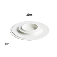 Triple White Soup Plate