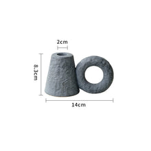 Sand Textured Ring Candle Holder